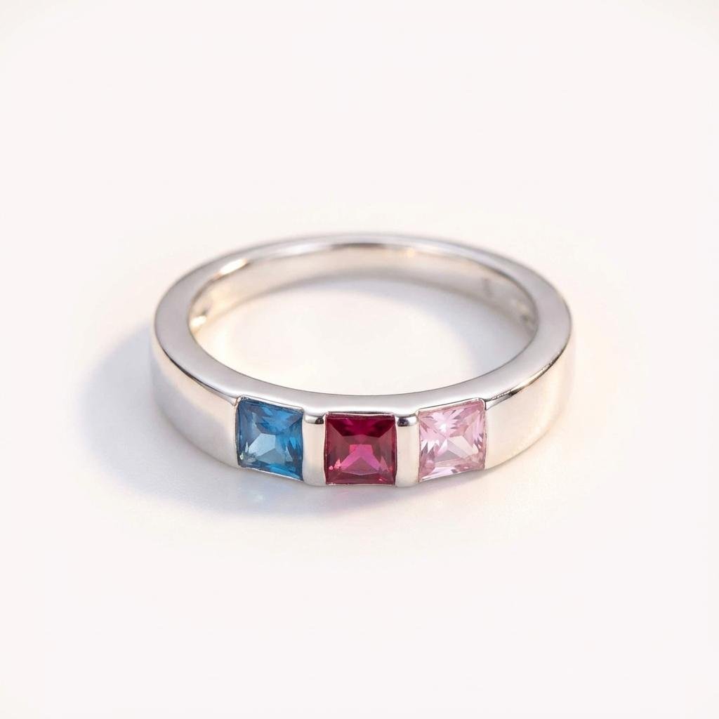 Personalized Birthstone Ring - Custom Mother's Family Jewelry