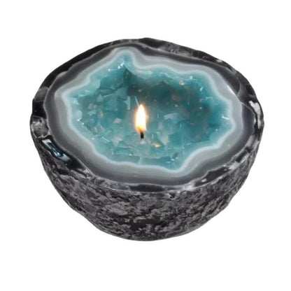 geode crystal candle bowl group 2