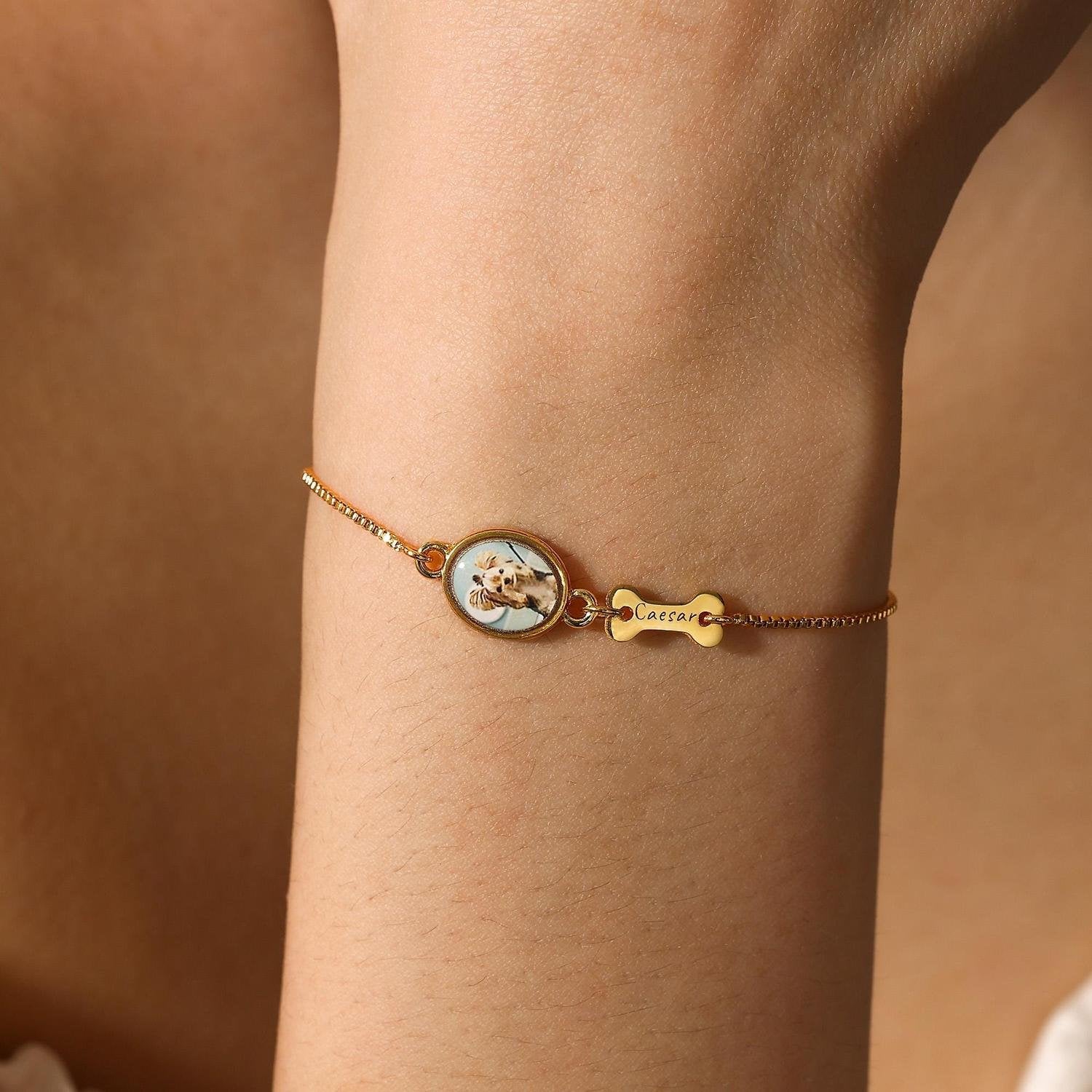 Bespoke Custom Pet Portrait Bracelet