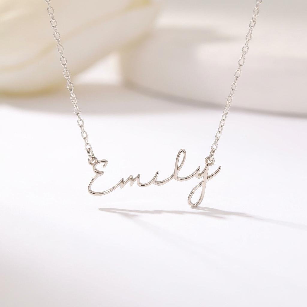 Dainty Personalized 14K Gold Name Necklace