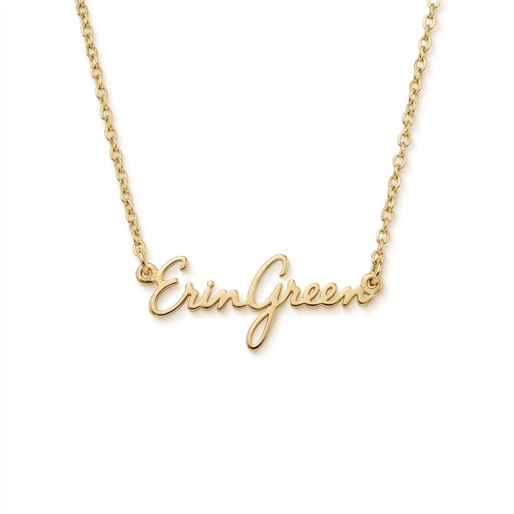 Personalized Handwritten Signature Necklace 14K Gold Fill