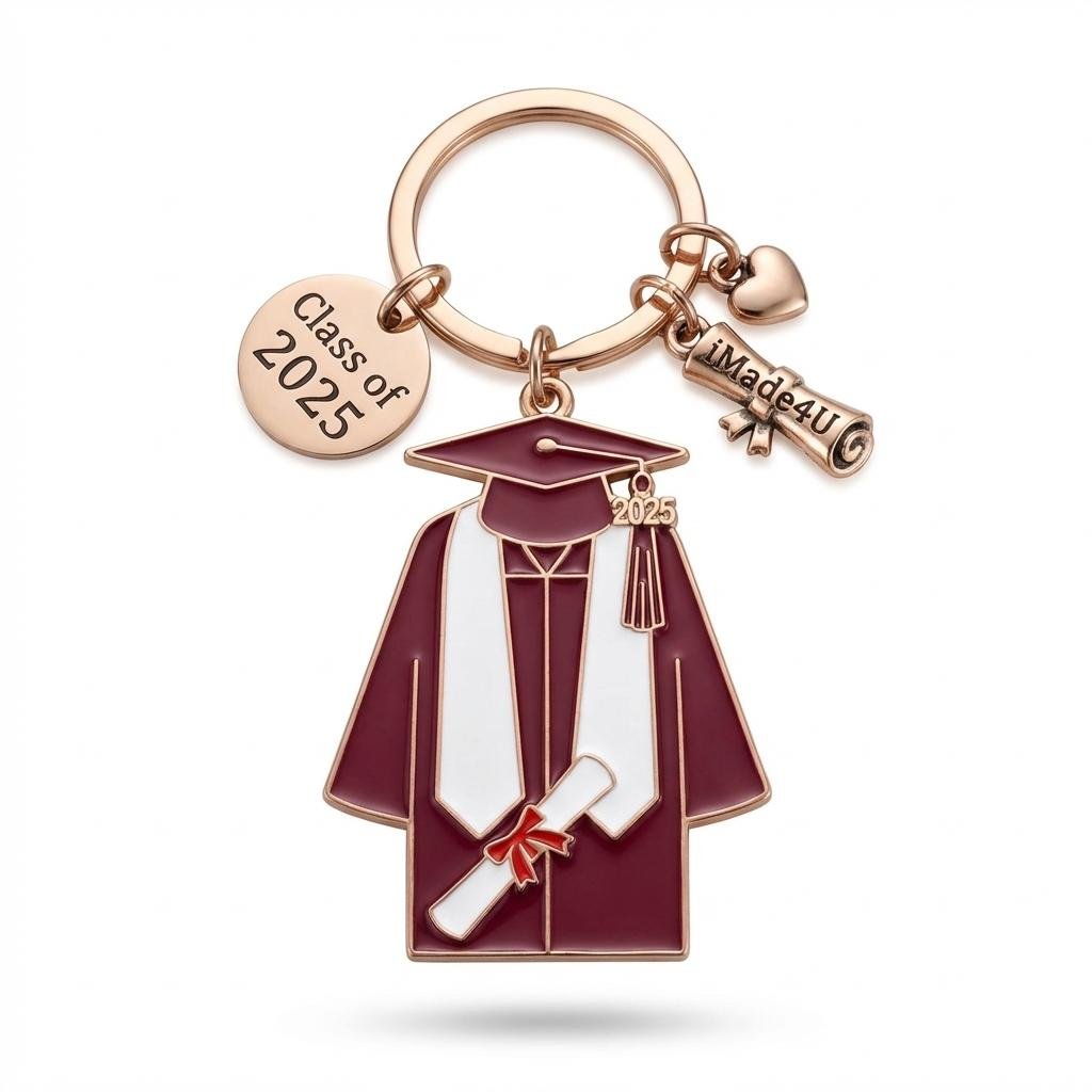 Personalized Class of 2025 Graduation Acrylic Keychain