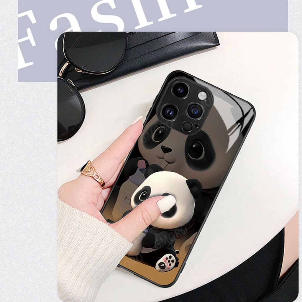 3D Panda iPhone Case Closeup