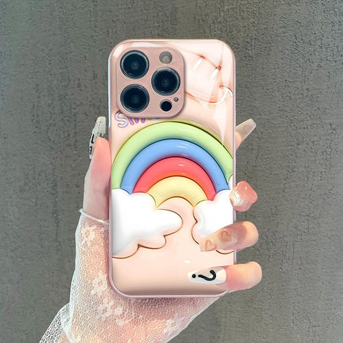 3D Rainbow Phone Case Design