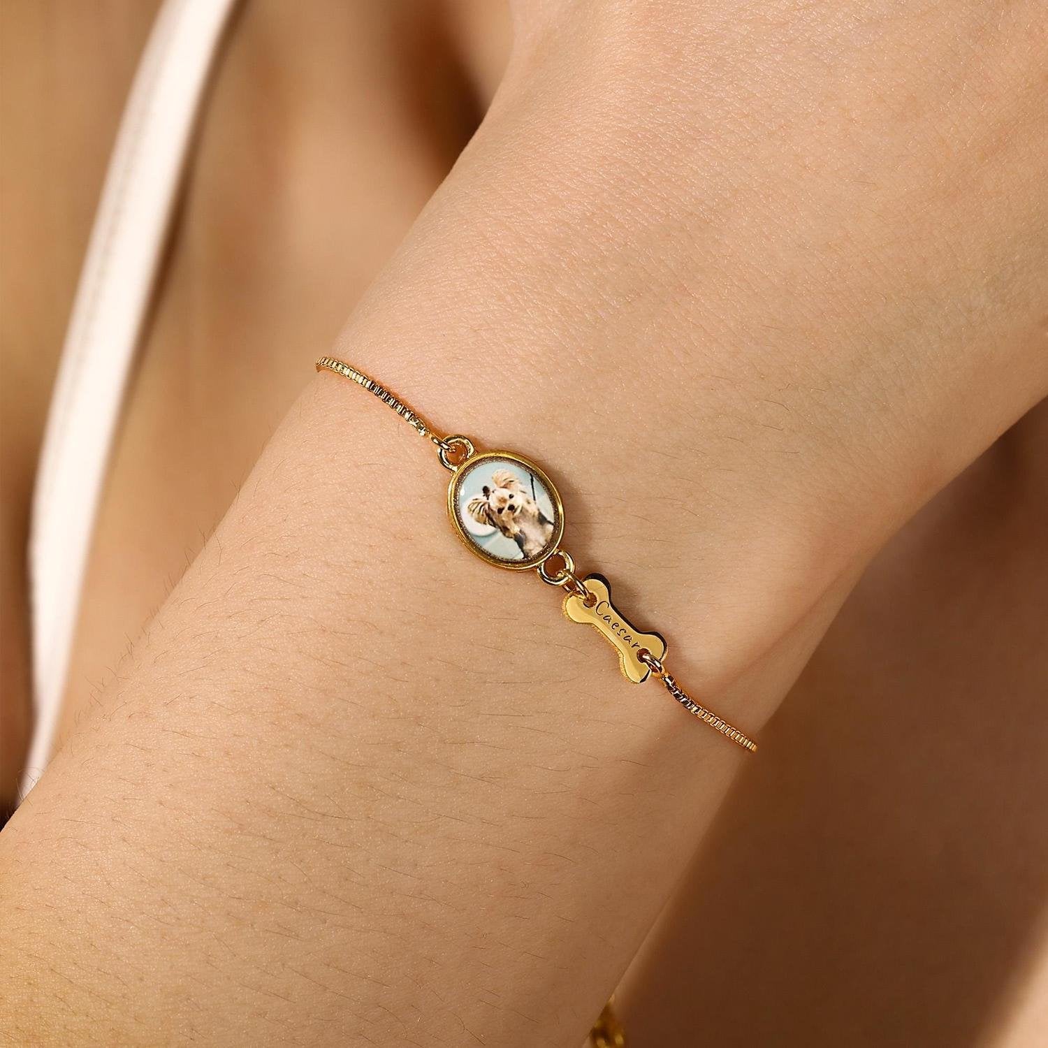 Bespoke Custom Pet Portrait Bracelet