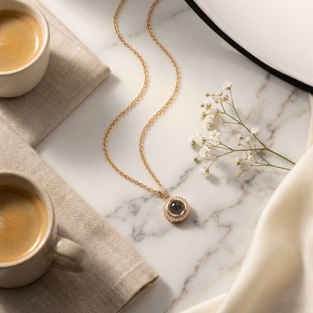 Lumina Photo Projection Pendant