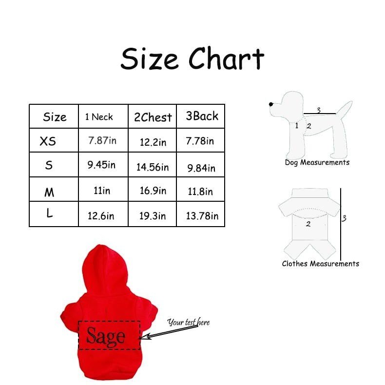 Signature Bespoke Personalized Pet Hoodie