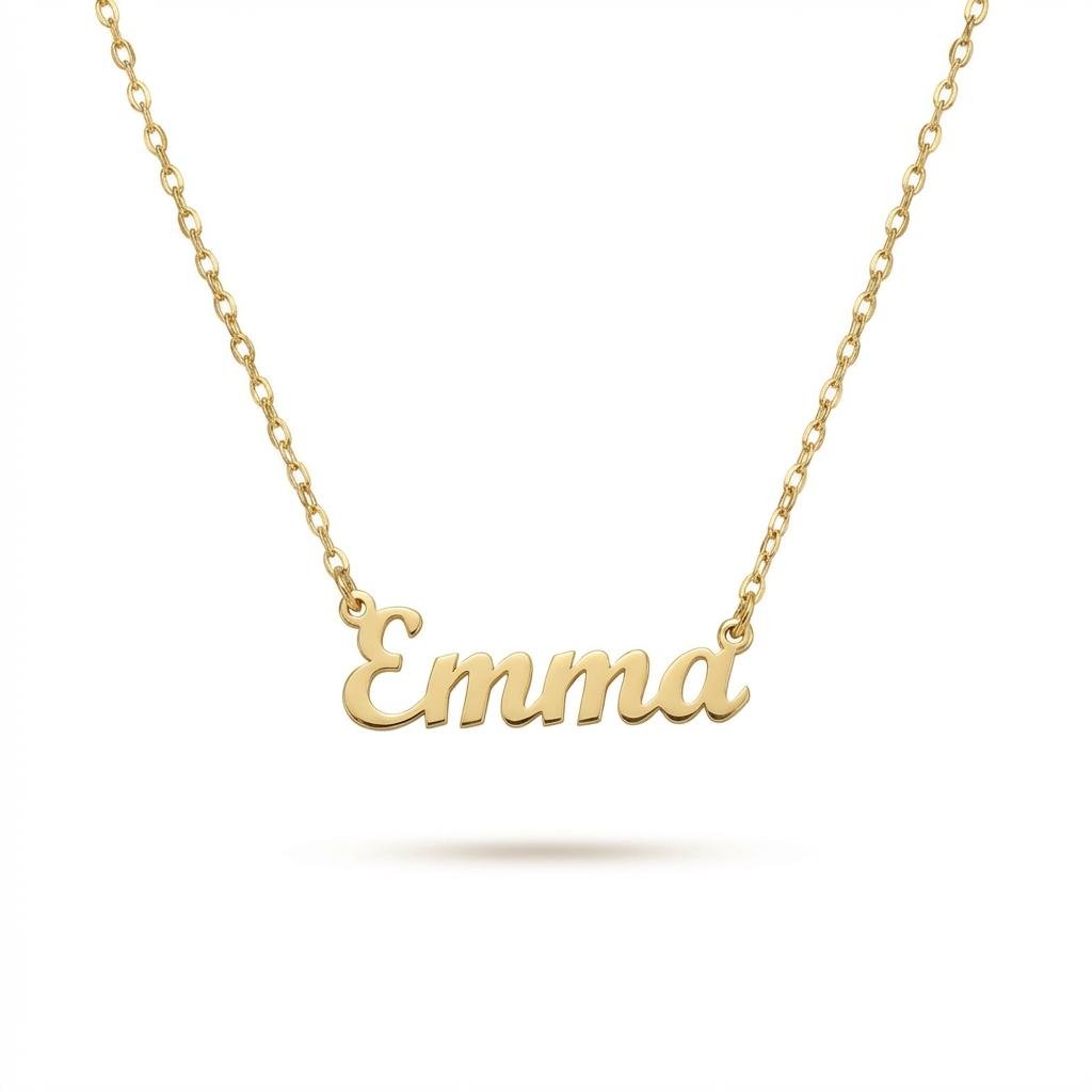 Personalized 14k Gold Name Necklace - Dainty Script Jewelry