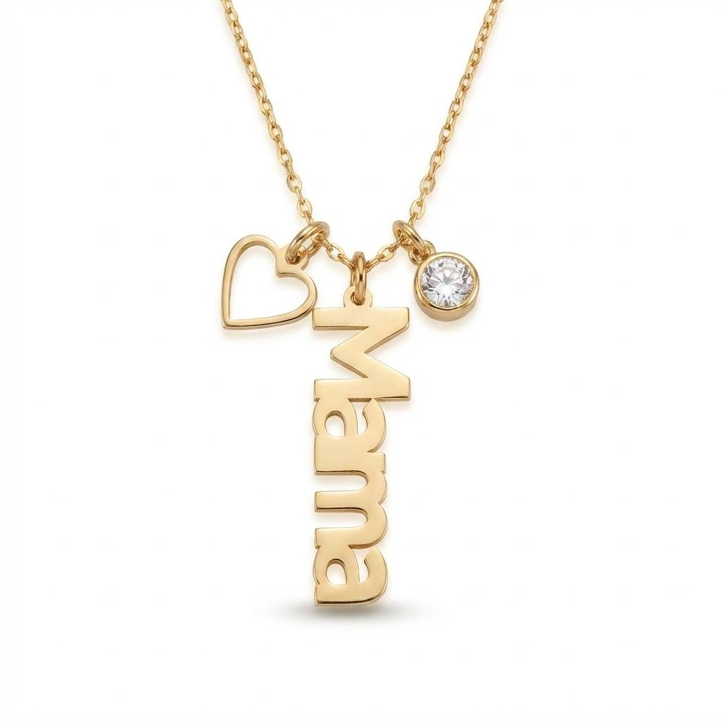 Personalized Mama Name Necklace with Birthstone | iMade4U