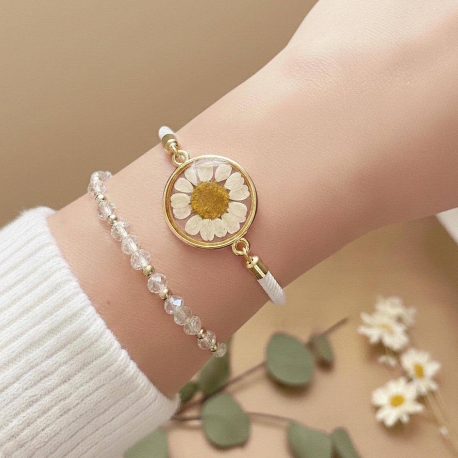 Eternal Flora Personalized Birth Flower Bracelet