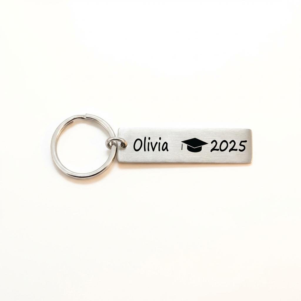 Personalized Class of 2025 Graduation Keychain Gift