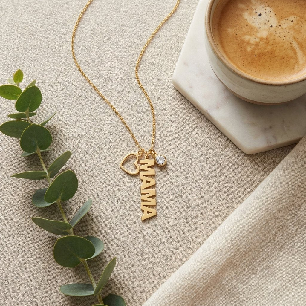 Personalized Mama Name Necklace with Birthstone | iMade4U