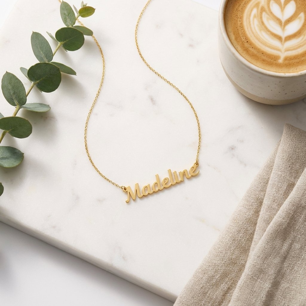 Personalized 18K Gold Plated Custom Name Necklace