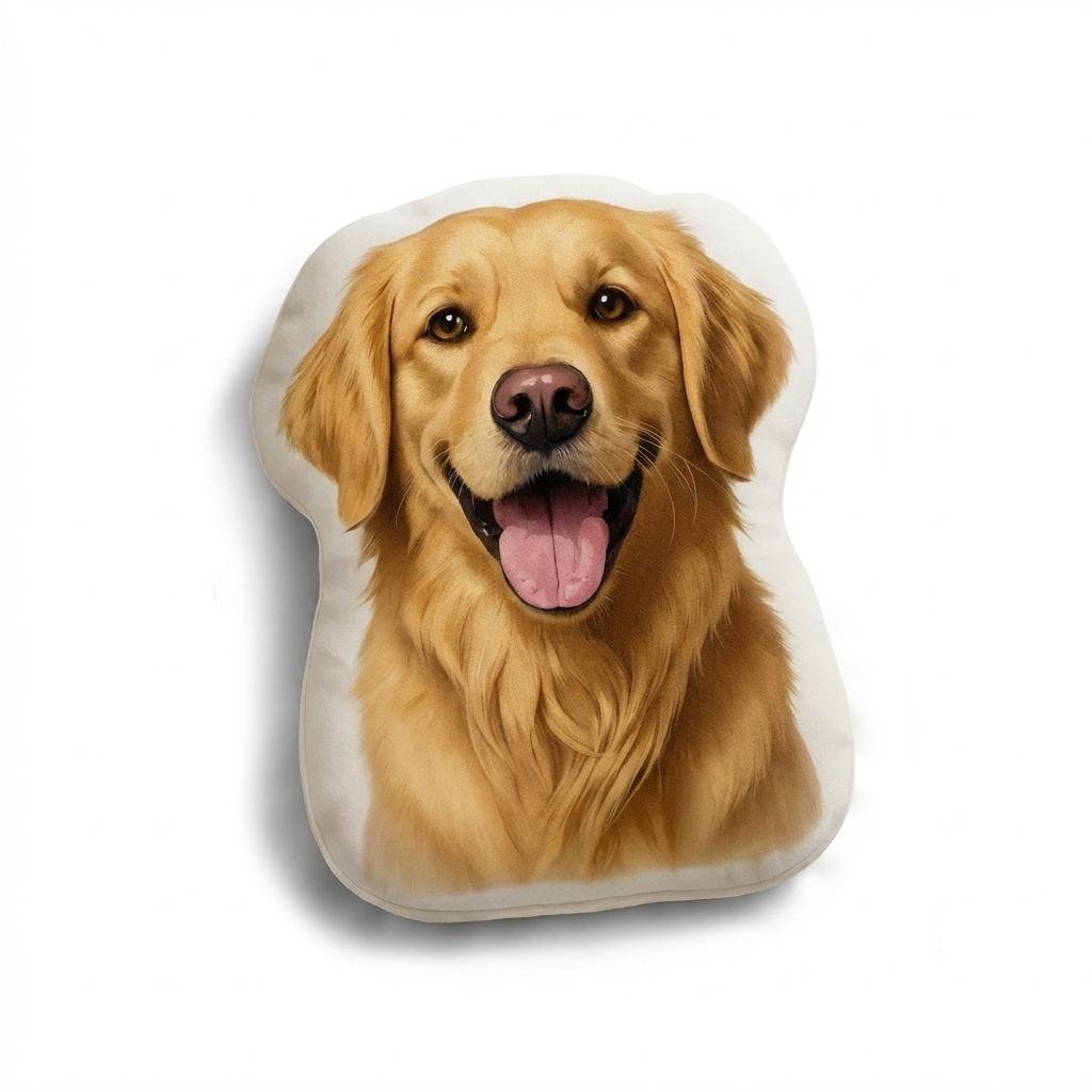 Custom Pet Photo Pillow | Personalized Dog & Cat Portrait