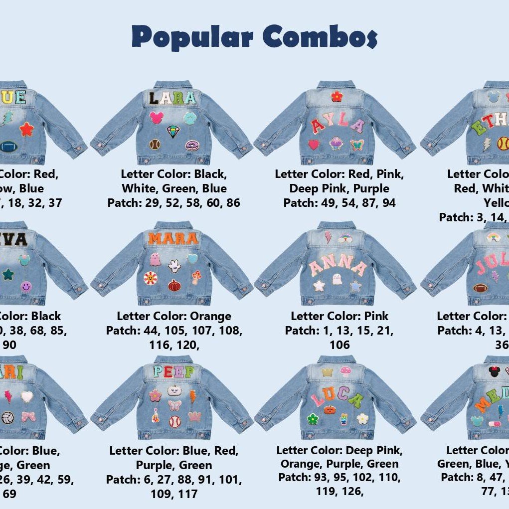 Heritage Personalized Kids Denim Jacket