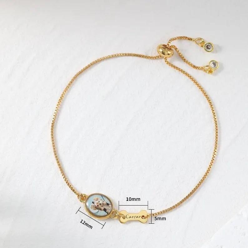 Bespoke Custom Pet Portrait Bracelet