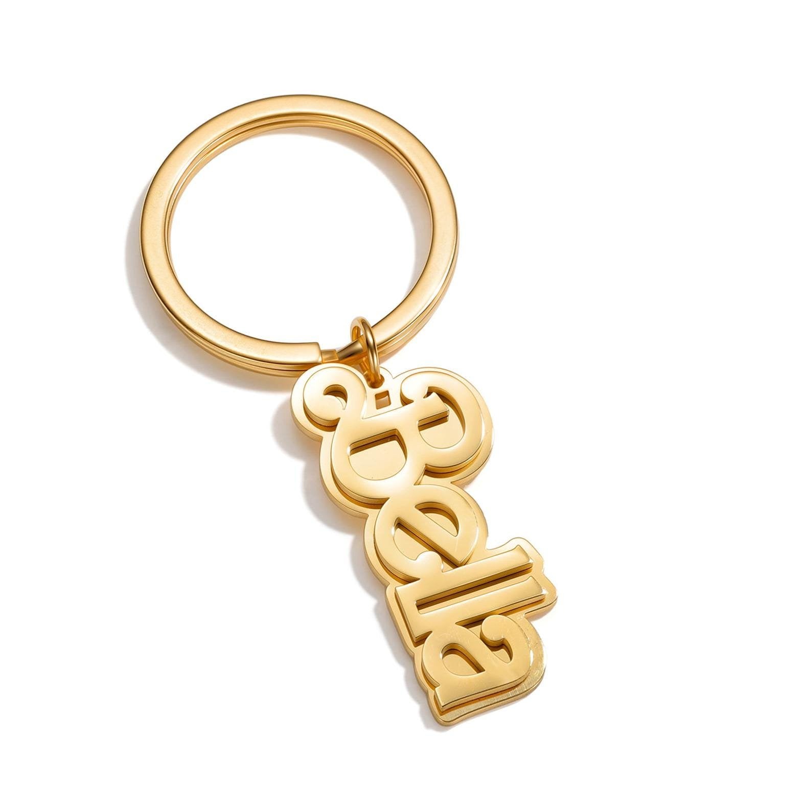 Signature Script Personalized Name Keychain