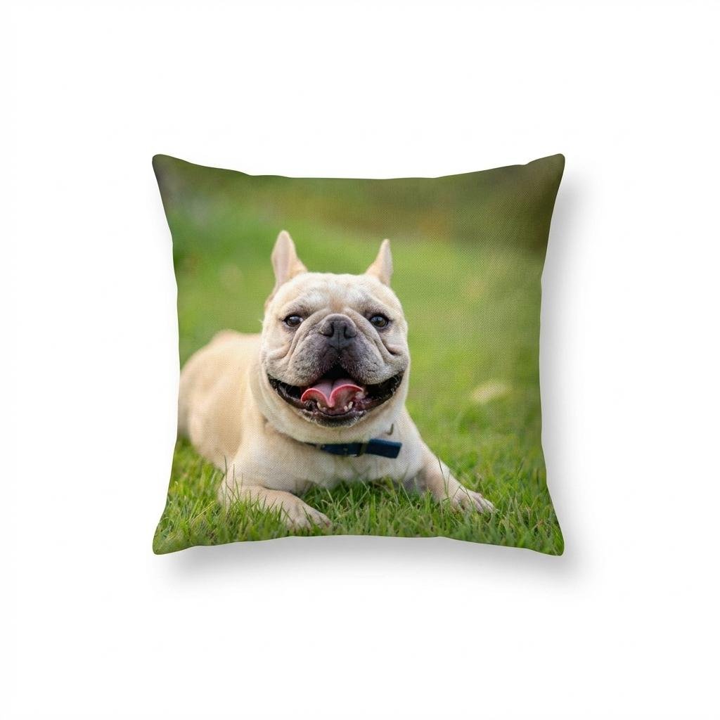 Custom Pet Photo Pillow | Personalized Dog & Cat Portrait