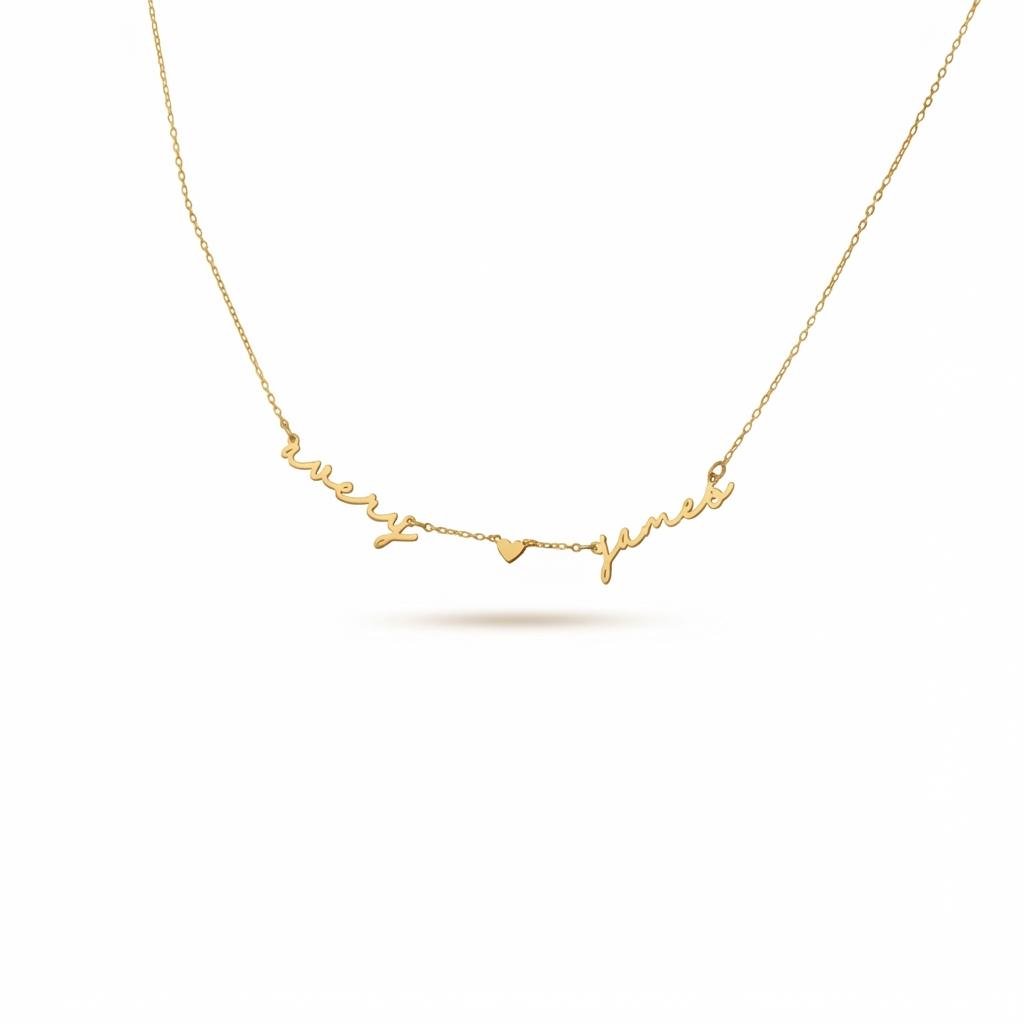 Personalized Handwriting Name Necklace - Custom Gift for Mom