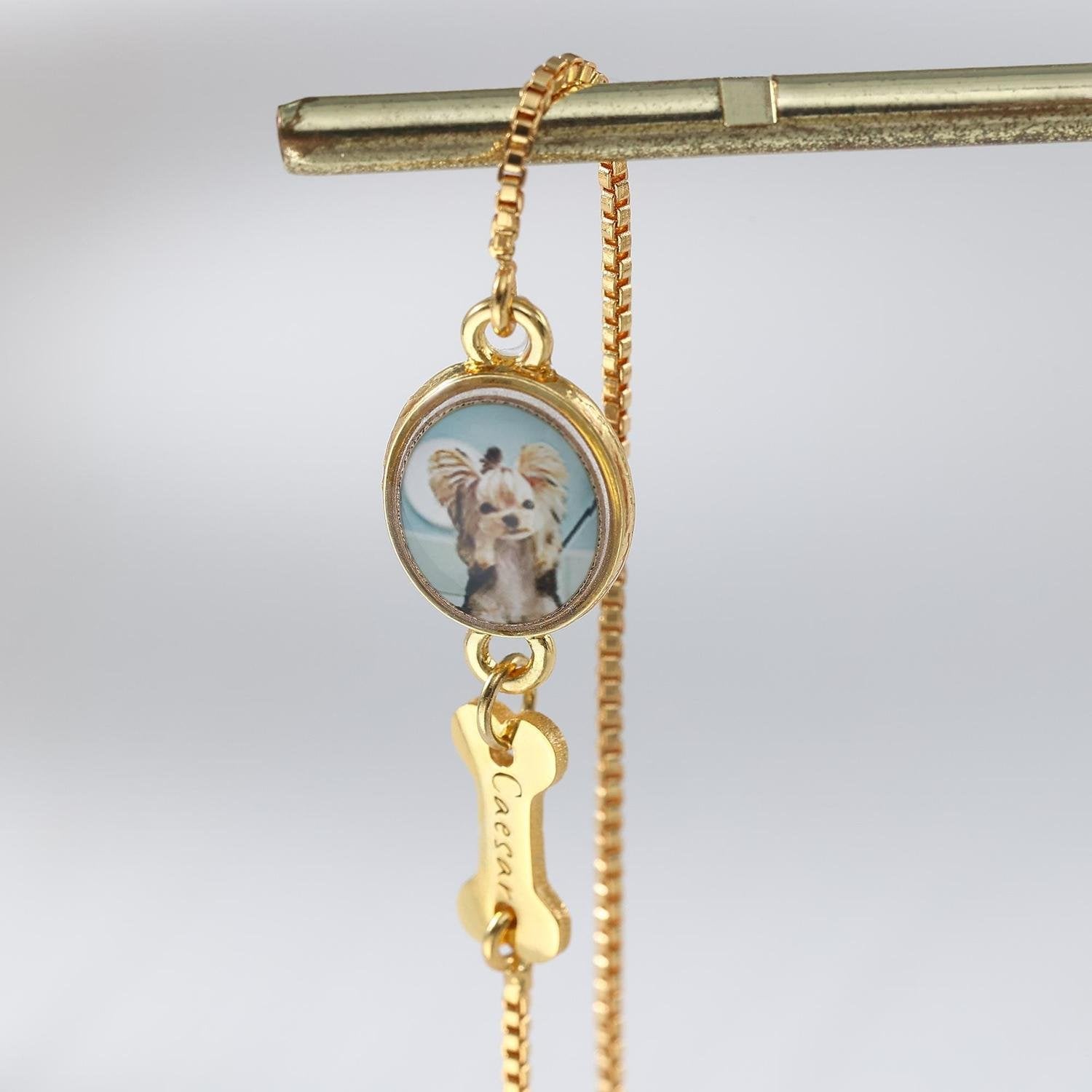 Bespoke Custom Pet Portrait Bracelet