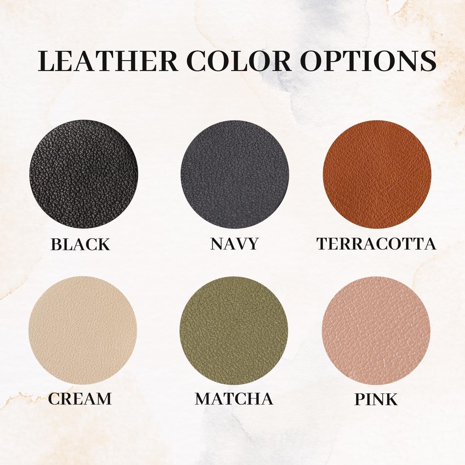 Bespoke Monogram Personalized Leather Keychain