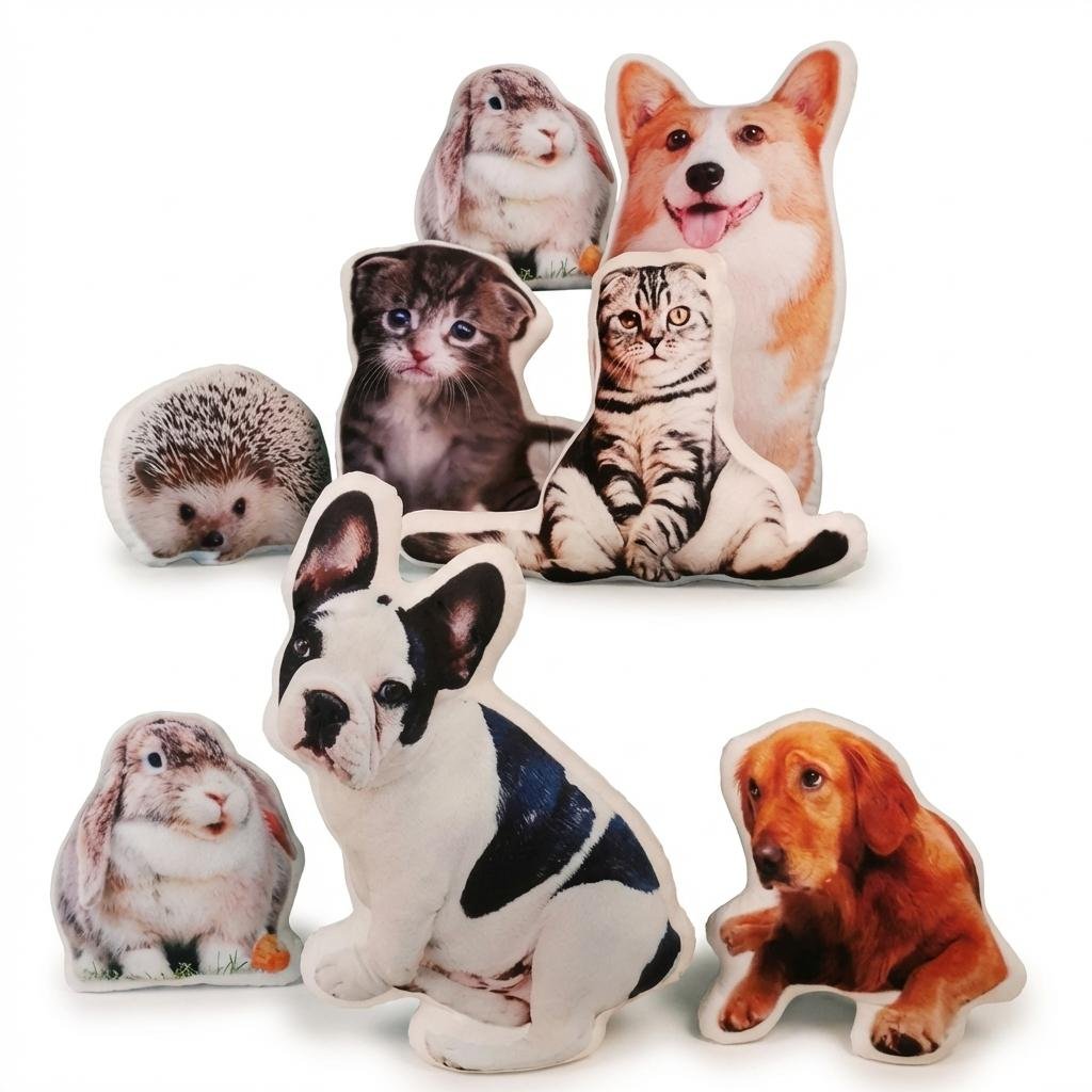 Custom Pet Photo Pillow | Personalized Shaped Dog & Cat Gift
