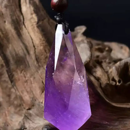 Amethyst Point Pendant Necklace