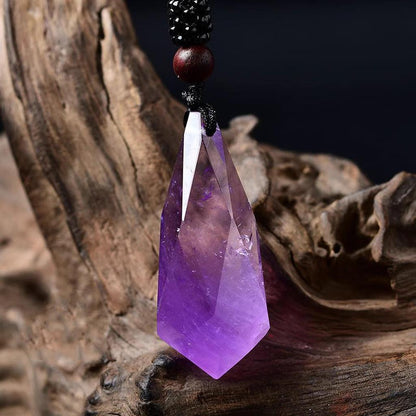 Amethyst Point Pendant Necklace