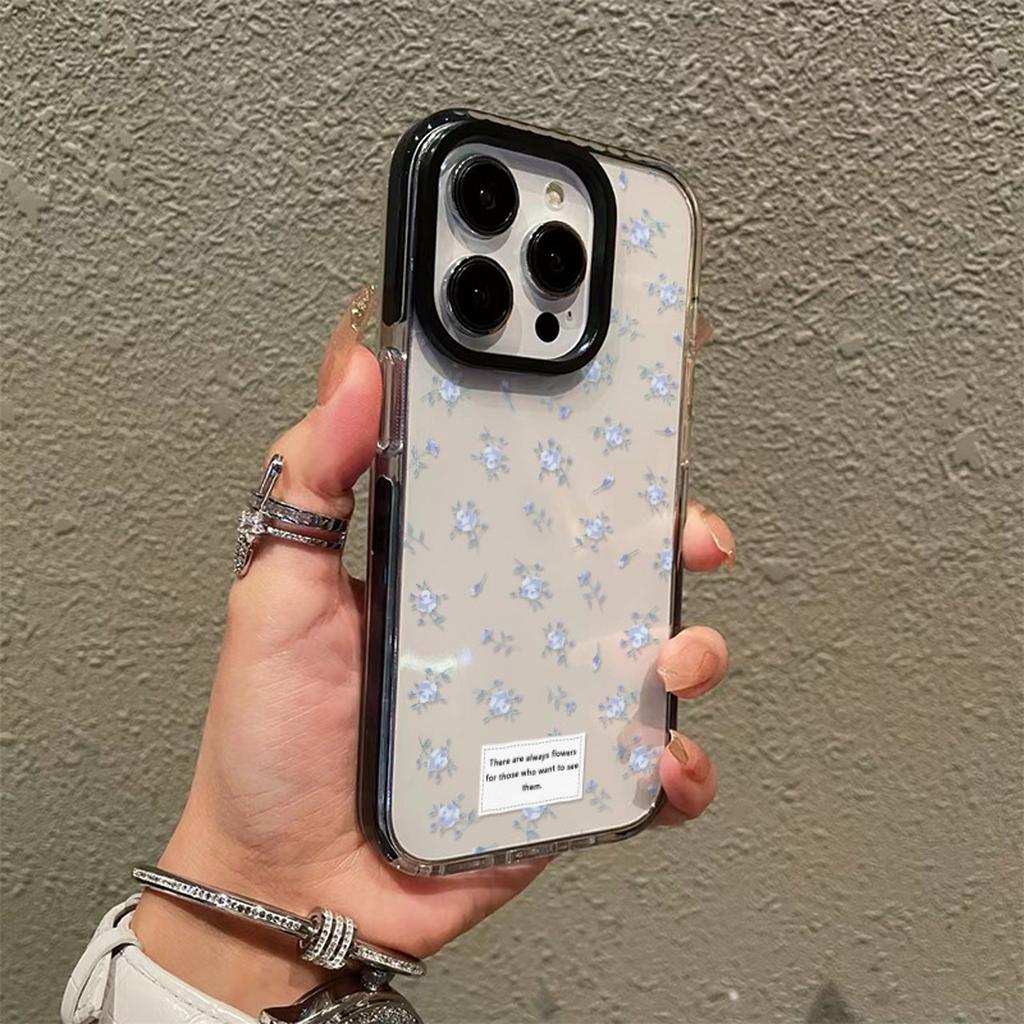 Blue Floral Phone Case Design