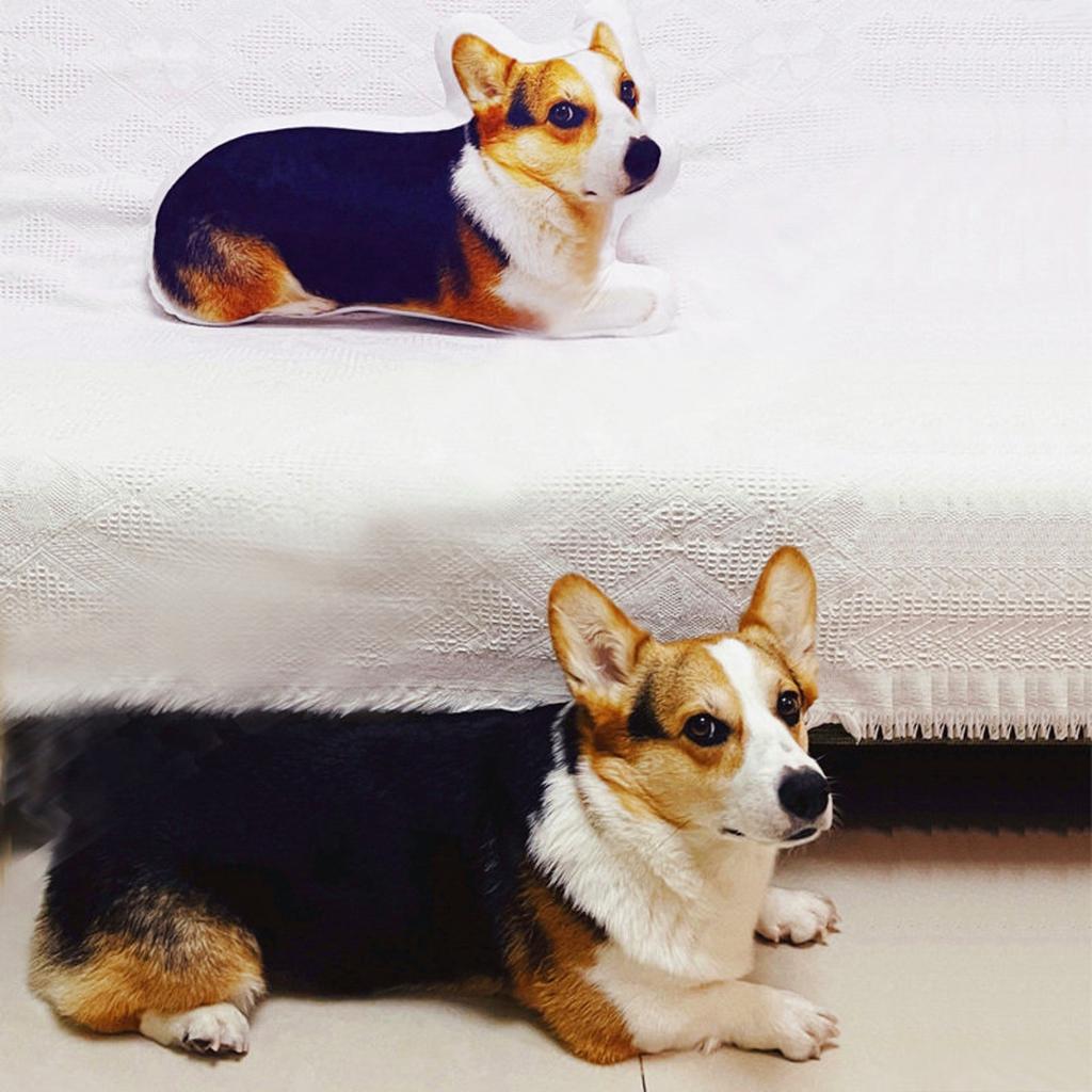Custom Pet Pillow Corgi Dog Plush Lookalike