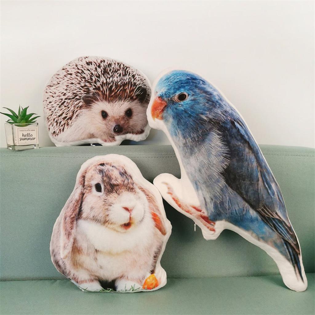 Custom Pet Pillows Bird Rabbit Hedgehog Plush Lookalikes