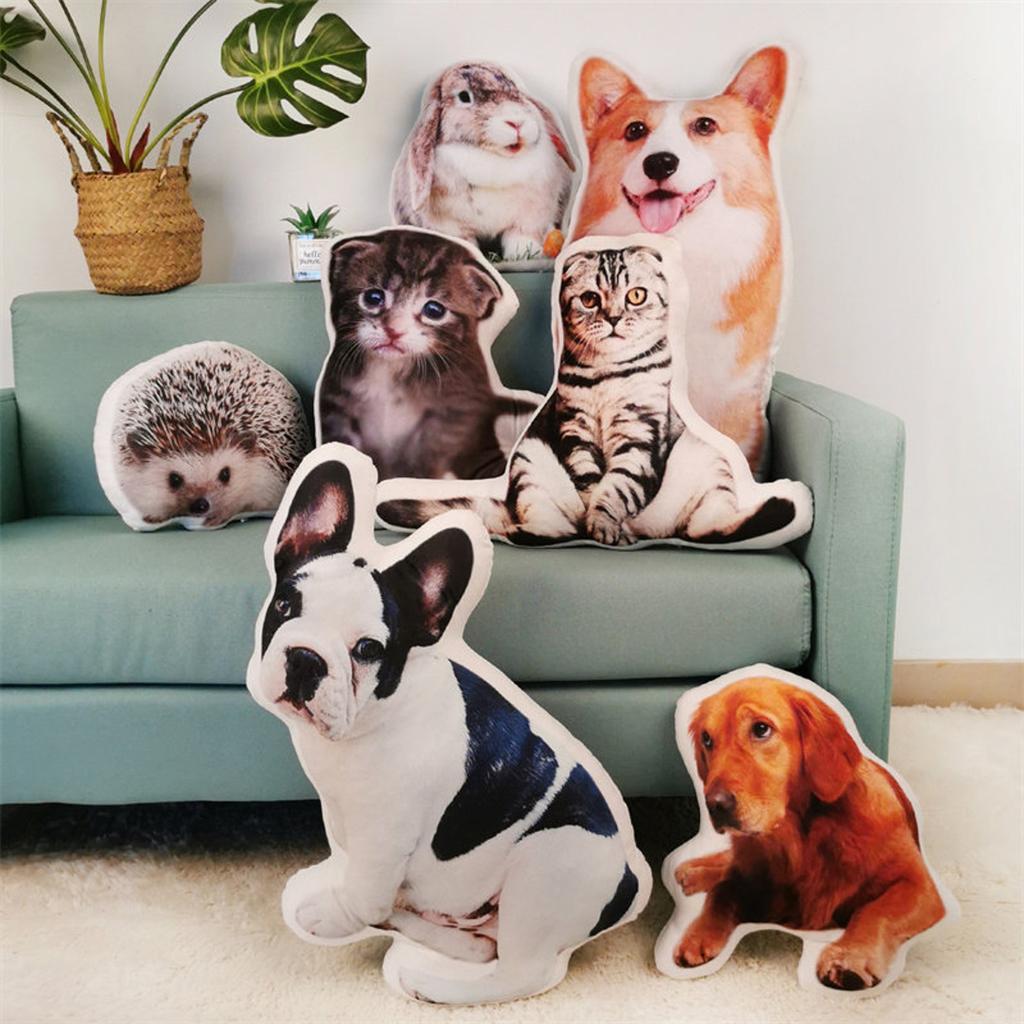 Custom Pet Pillows Dog Cat Rabbit Hedgehog Plush Lookalikes