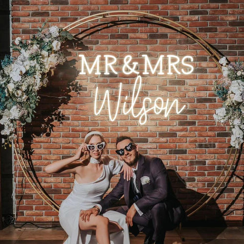 Custom Wedding Neon Sign Couple