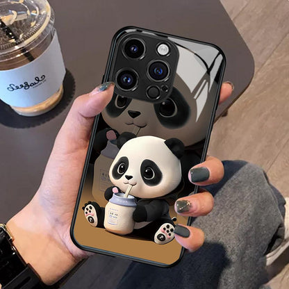 Cute Panda iPhone Case Lifestyle Shot