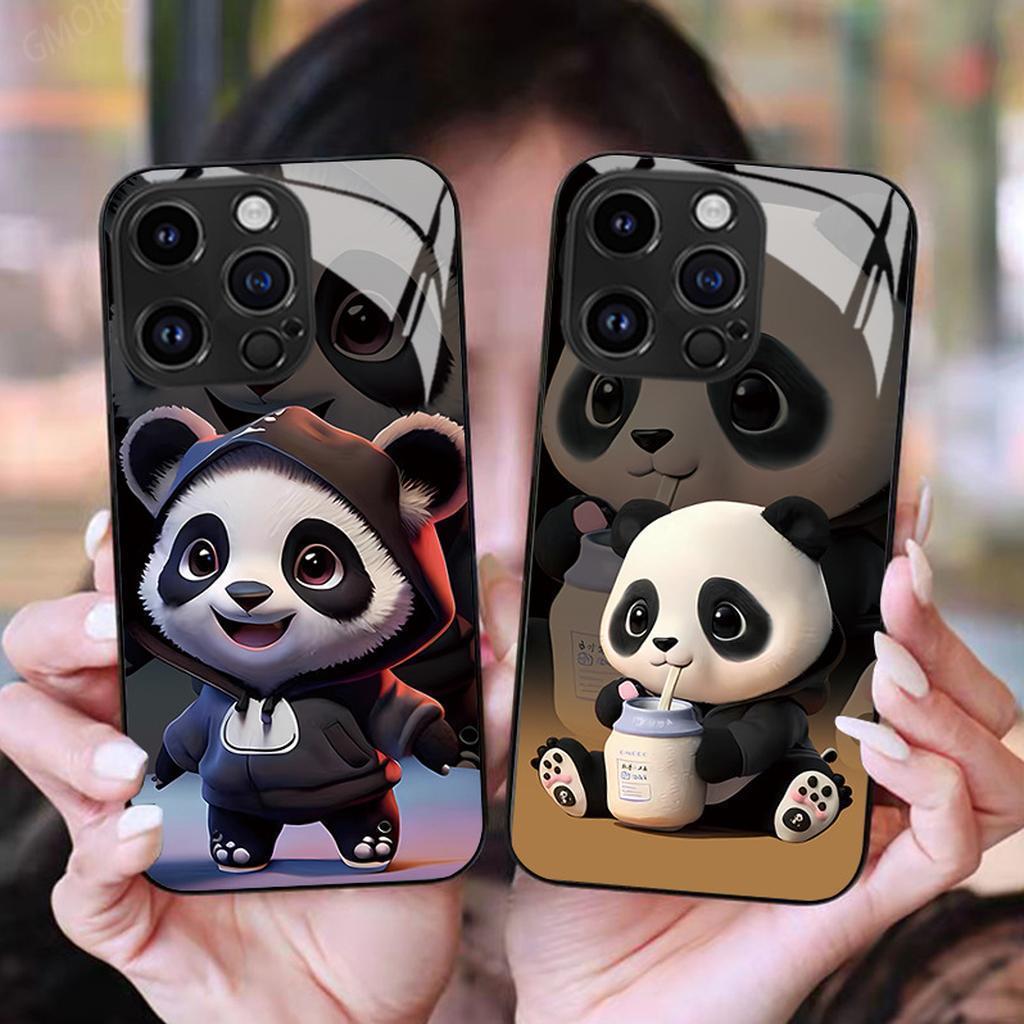 Cute Panda iPhone Cases Product Display