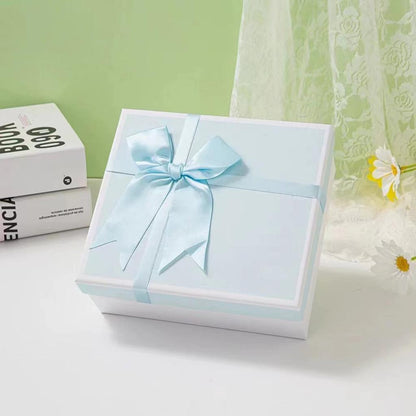 Elegant Light Blue Gift Box with Ribbon
