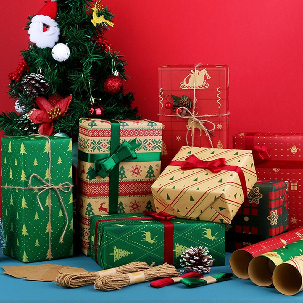 Festive Christmas Gift Wrapping Paper Collection