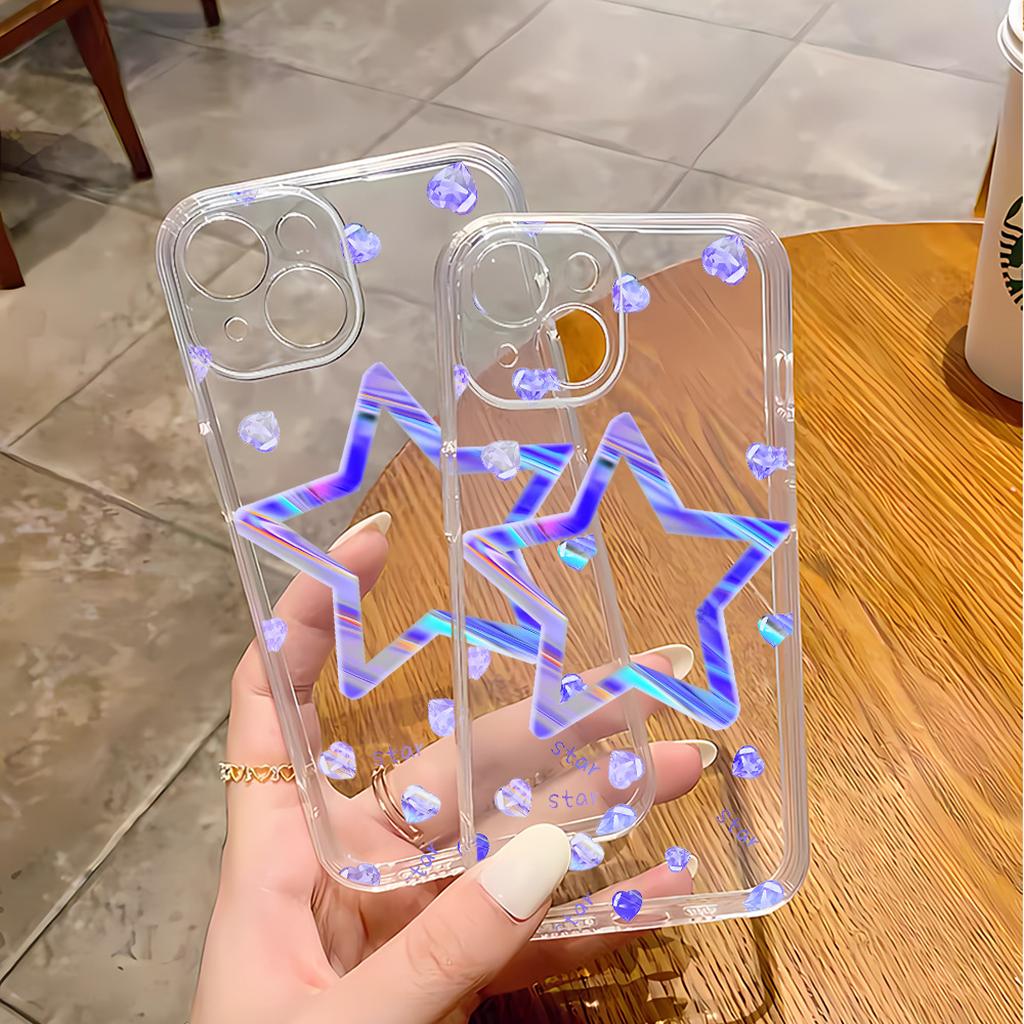 Iridescent Star Phone Case Design