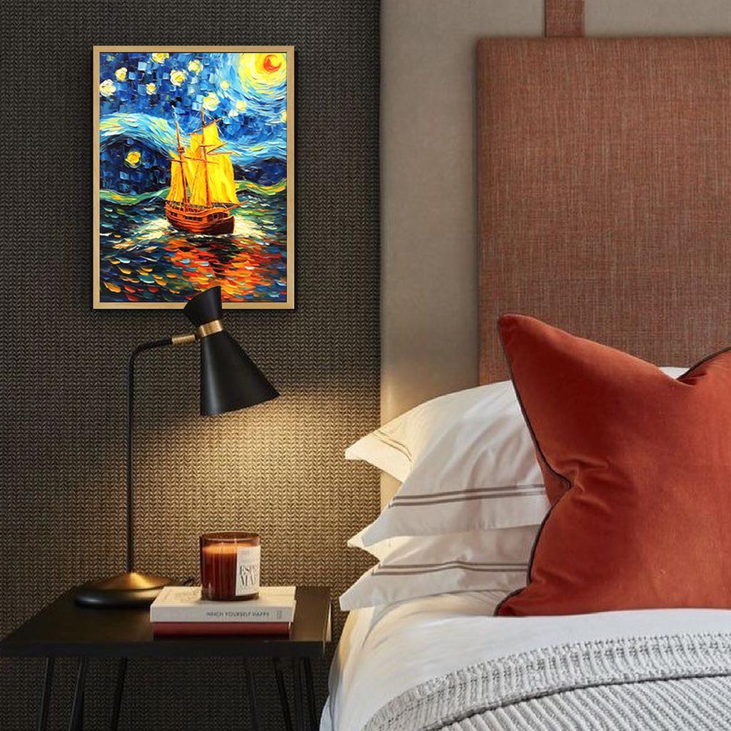 LED Canvas Art Bedroom Wall Decor