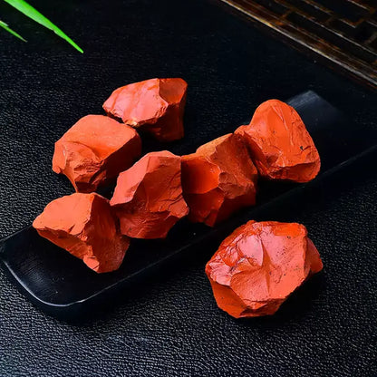 Natural Red Jasper Rough Stone Collection