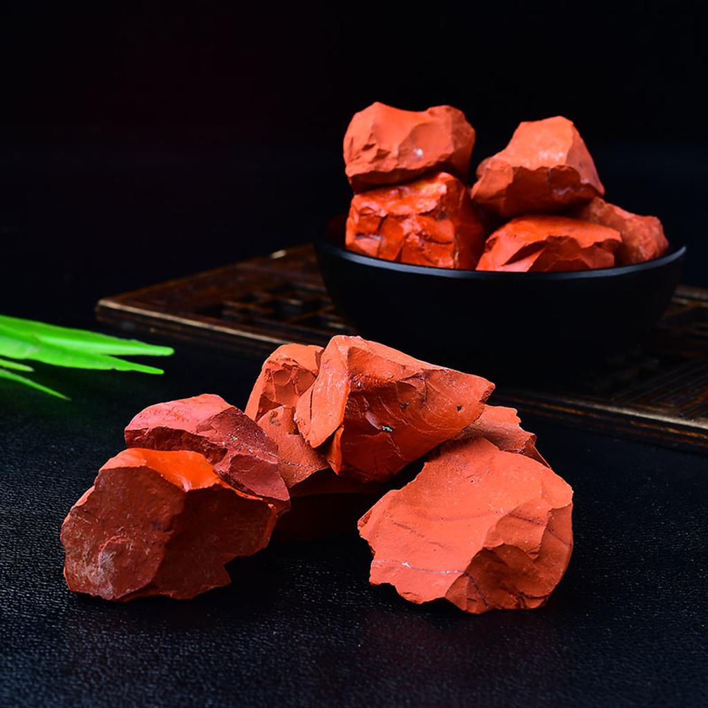 Natural Red Jasper Rough Stone Display Natural Red Jasper Rough Stones