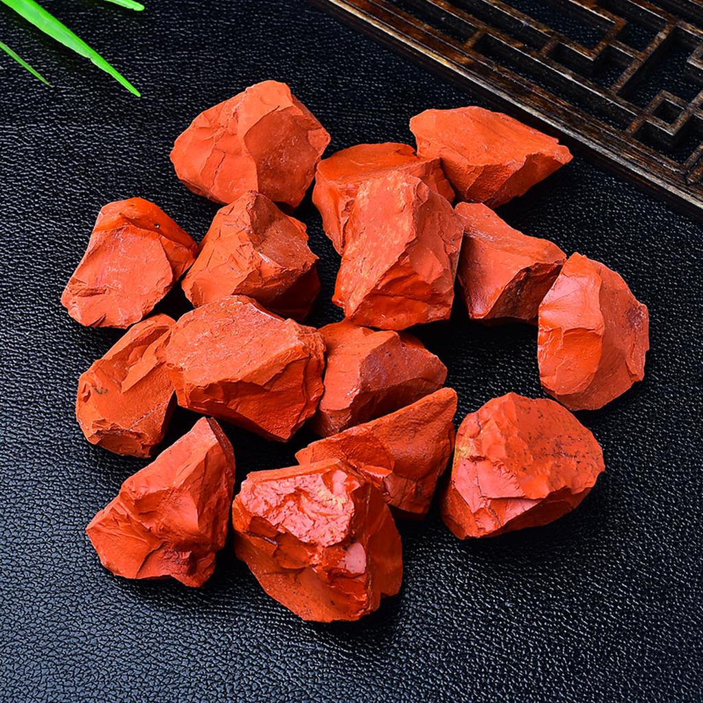 Natural Red Jasper Rough Stones Collection