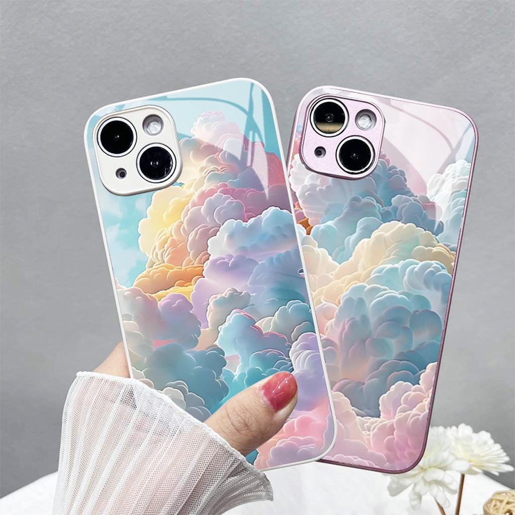 Pastel Clouds Phone Case Design