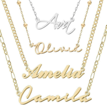 Personalized Custom Name Necklace Collection