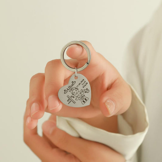 Personalized Heart Keychain with Engraved Image and Text.jpg