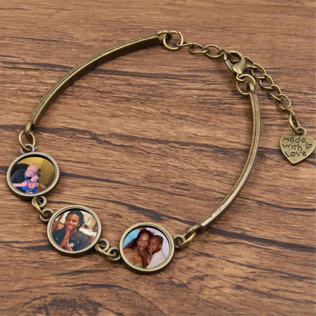Personalized Photo Bracelet Custom Jewelry Design_1