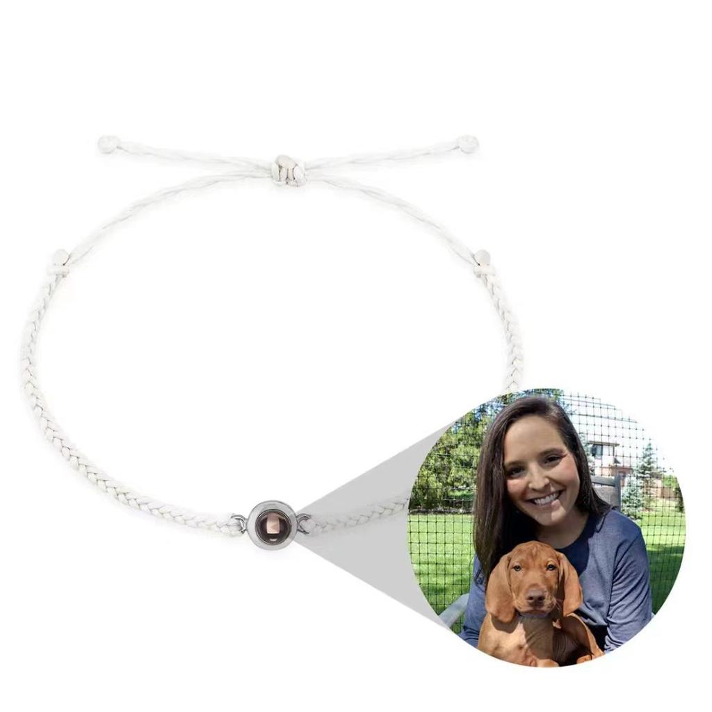 Personalized Photo Bracelet with Dog Close Up