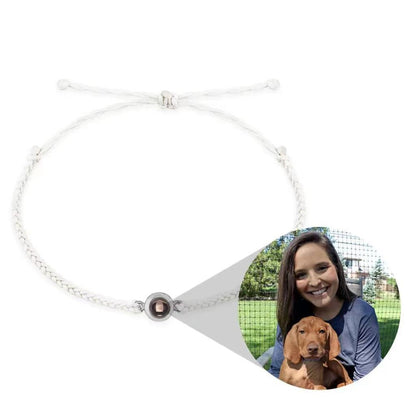 Personalized Photo Bracelet with Dog Close Up