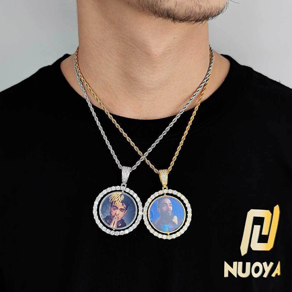 Personalized Photo Necklaces with Gold and Silver Chains.jpg