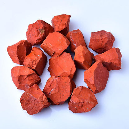 Red Jasper Rough Stones Black Background Bowl Red Jasper Rough Stones White Background